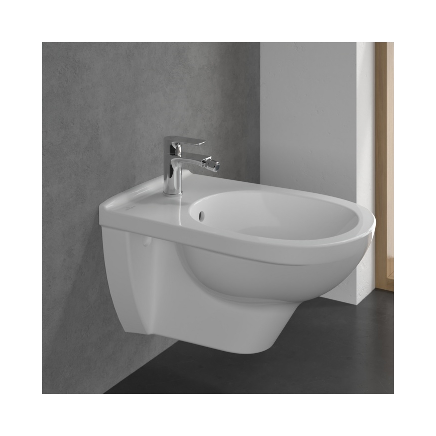 Villeroy & Boch TVB10420111061 - Bidé csaptelep + leeresztő szelep O.NOVO fényes króm