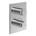 Villeroy & Boch TVD00065300061 - Termosztátos zuhanycsaptelep falba süllyesztett szereléshez, fényes króm