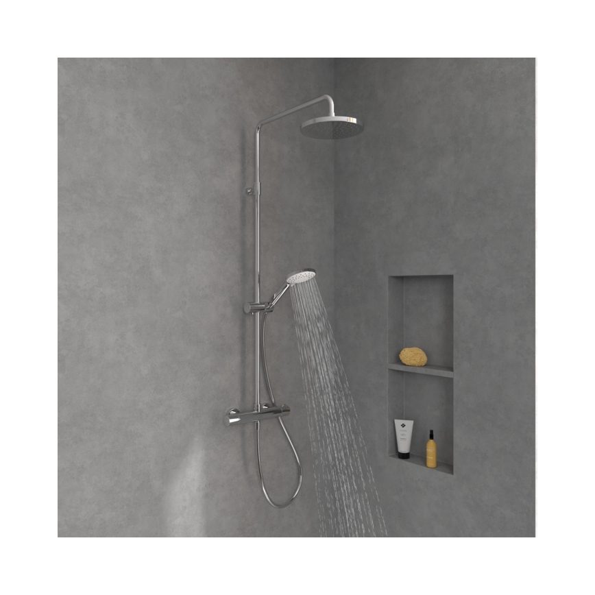 Villeroy & Boch TVS10900200061 - UNIVERSAL zuhanyszett csapteleppel, fényes króm