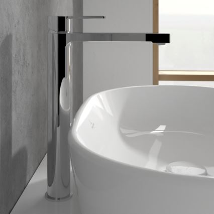 Villeroy & Boch TVW10300500061 - Mosdócsaptelep + leeresztő ARCHITECTURA 32,9 cm fényes króm