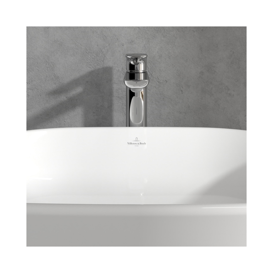 Villeroy & Boch TVW10410511061 - Mosdócsaptelep + leeresztő szelep O.NOVO 29,5 cm fényes króm