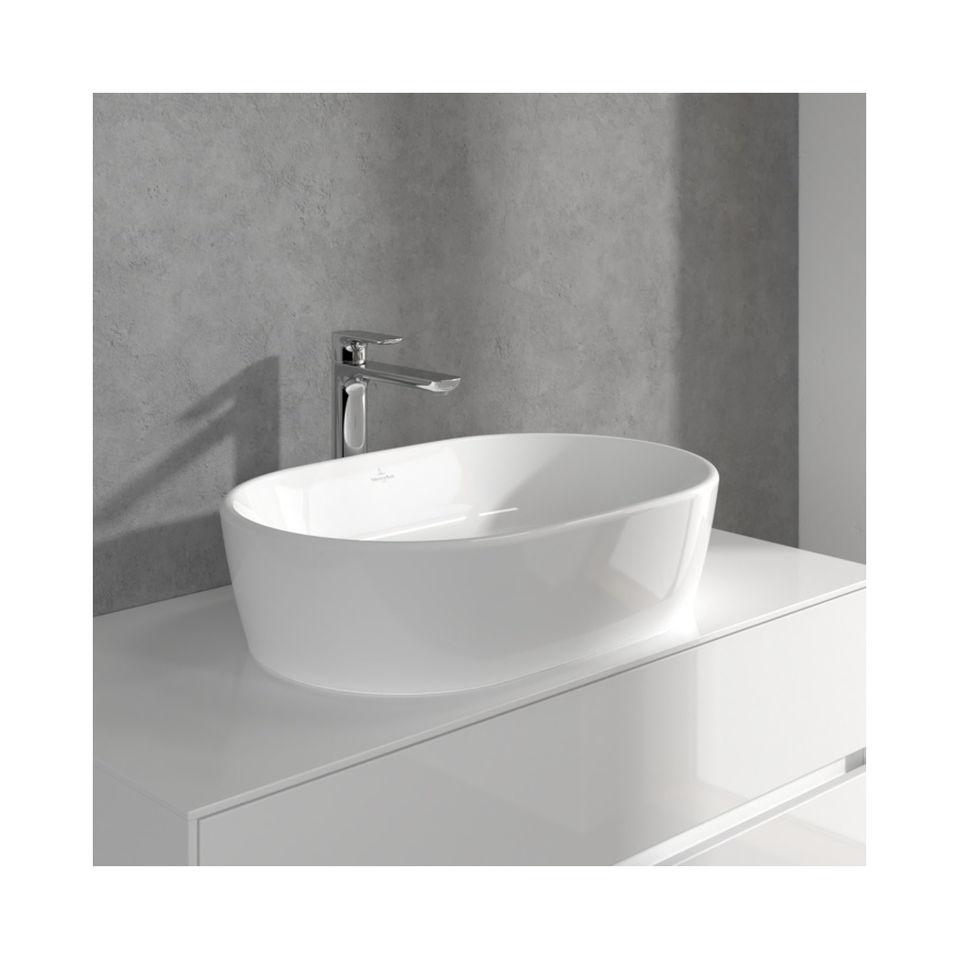 Villeroy & Boch TVW10410511061 - Mosdócsaptelep + leeresztő szelep O.NOVO 29,5 cm fényes króm