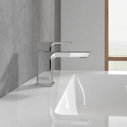Villeroy & Boch TVW11200100161 - Mosdócsaptelep SUBWAY 3.0 12,5 cm fényes króm