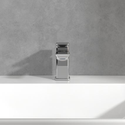 Villeroy & Boch TVW11200100161 - Mosdócsaptelep SUBWAY 3.0 12,5 cm fényes króm