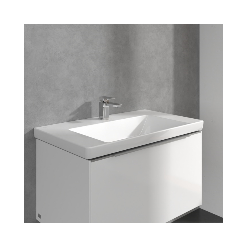 Villeroy & Boch TVW11200100161 - Mosdócsaptelep SUBWAY 3.0 12,5 cm fényes króm