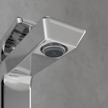 Villeroy & Boch TVW11200100161 - Mosdócsaptelep SUBWAY 3.0 12,5 cm fényes króm