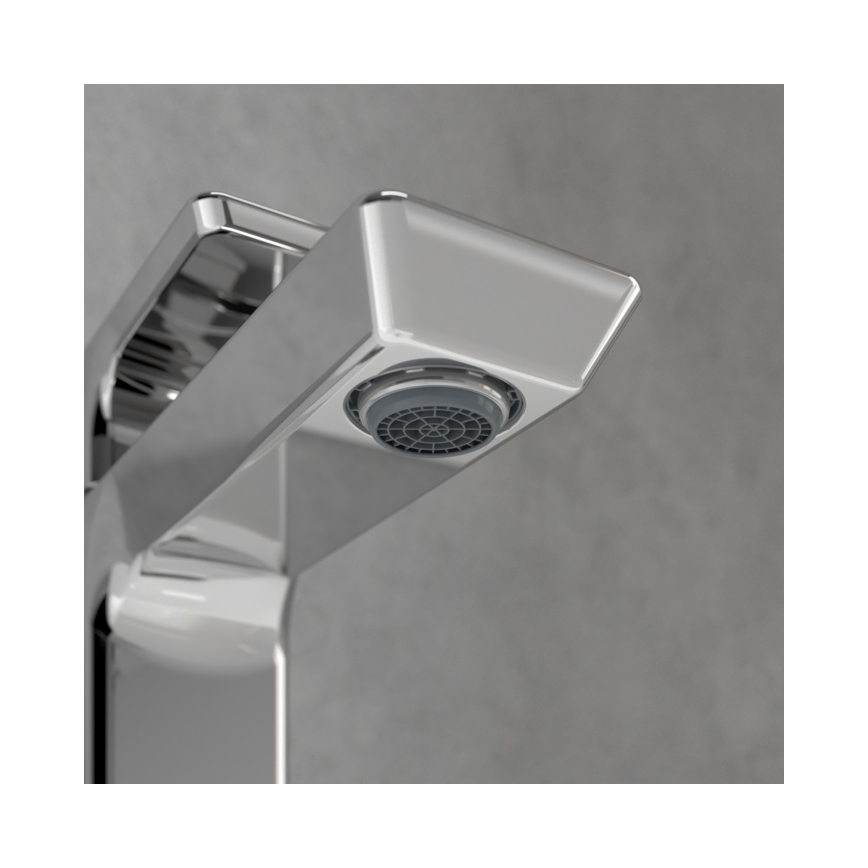 Villeroy & Boch TVW11200100161 - Mosdócsaptelep SUBWAY 3.0 12,5 cm fényes króm
