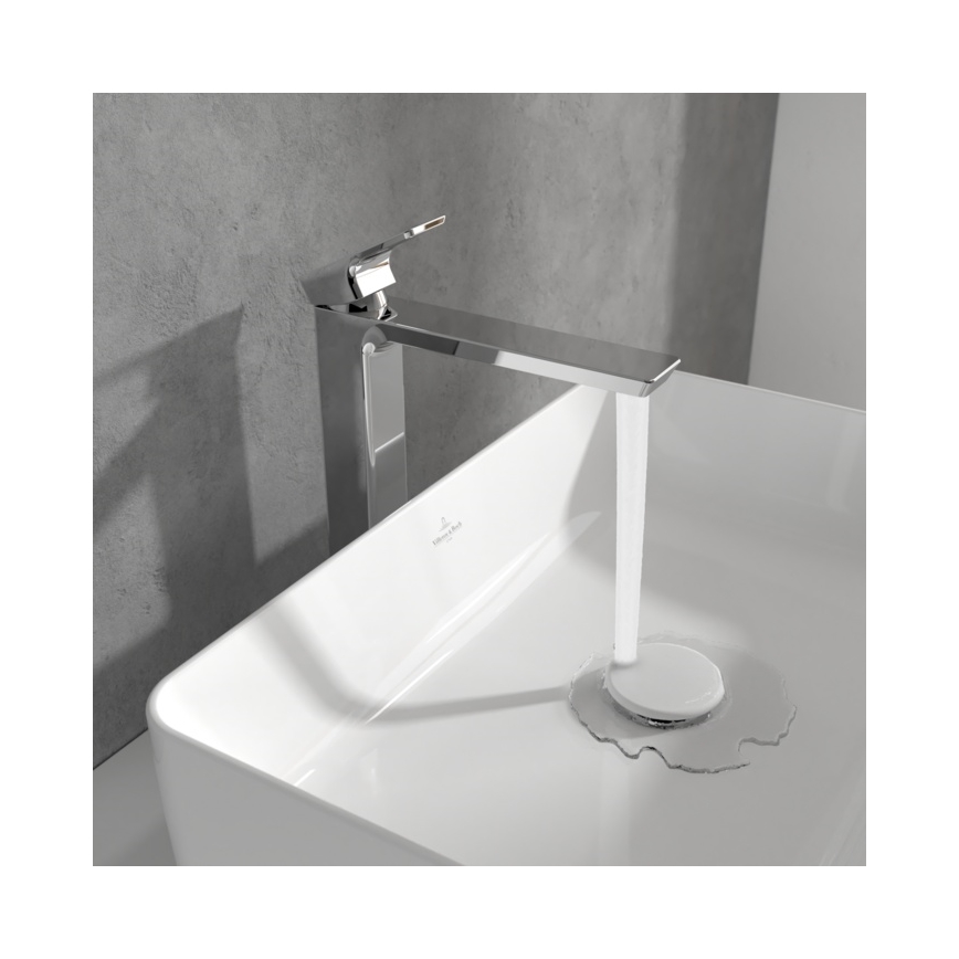 Villeroy & Boch TVW11200400061 - Mosdócsaptelep SUBWAY 3.0 29,5 cm fényes króm