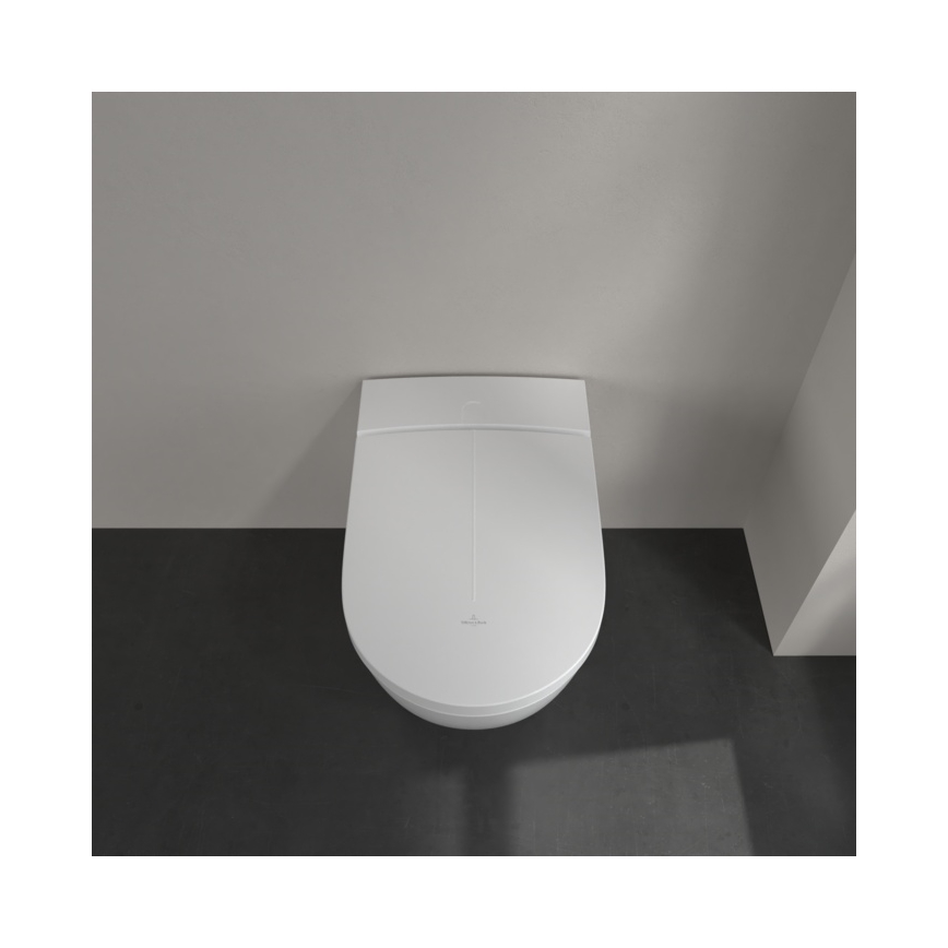 Villeroy & Boch V0E100R1 - Függesztett bidé SoftClose ülőkével VICLEAN kerámia/fehér +távirányítóval