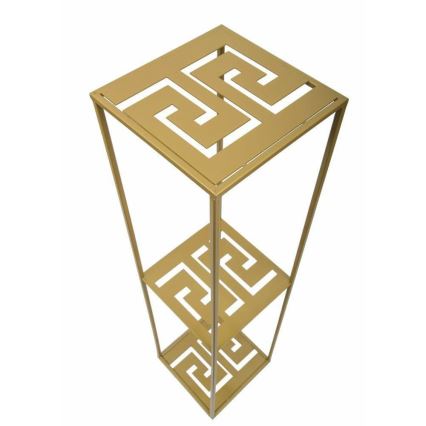 Virágállvány 100x24 cm arany színben