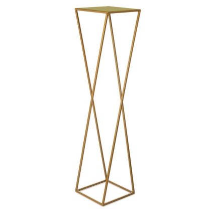 Virágállvány 100x24 cm arany színben