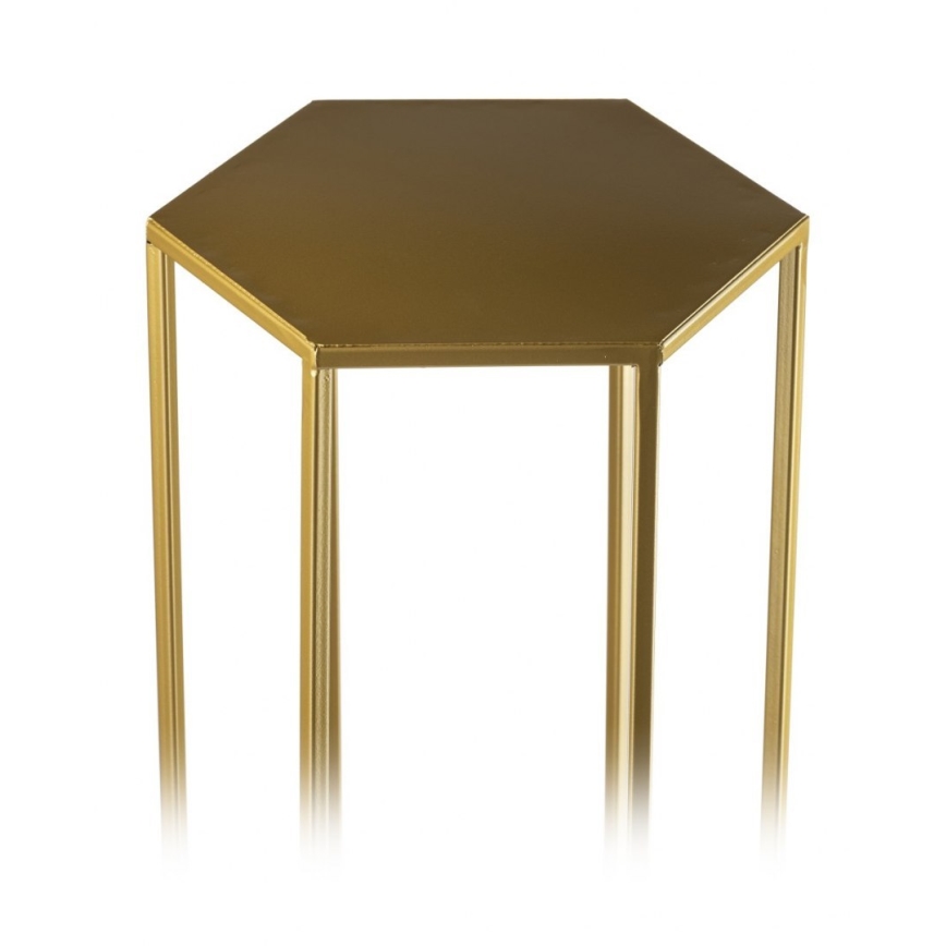 Virágállvány 100x24 cm arany színben