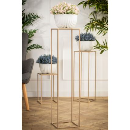 Virágállvány 100x24 cm bézs