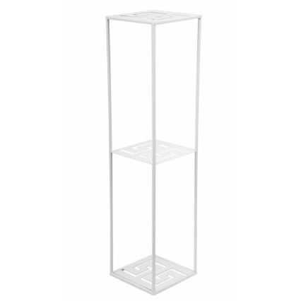 Virágállvány 100x24 cm fehér