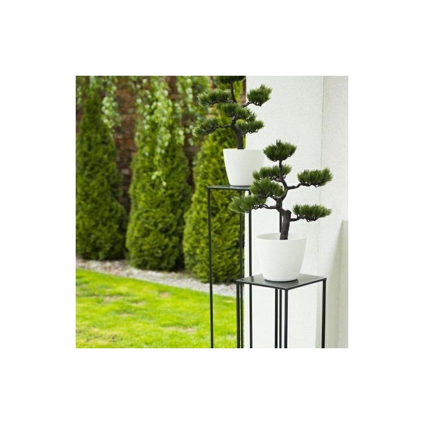 Virágállvány 100x24 cm fekete