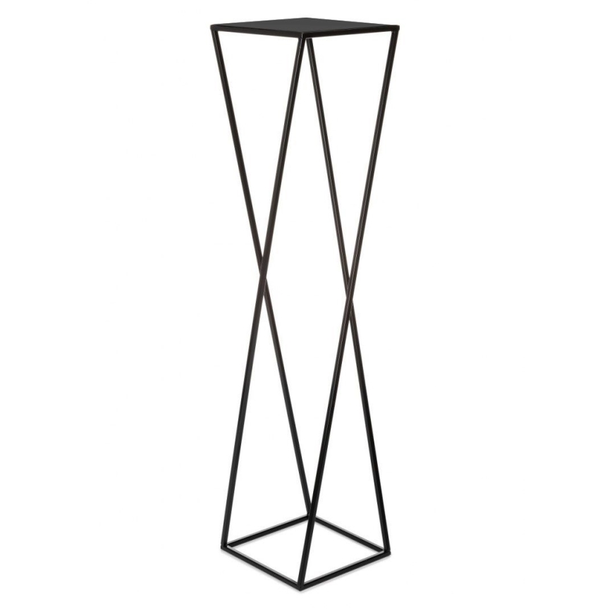 Virágállvány 100x24 cm fekete