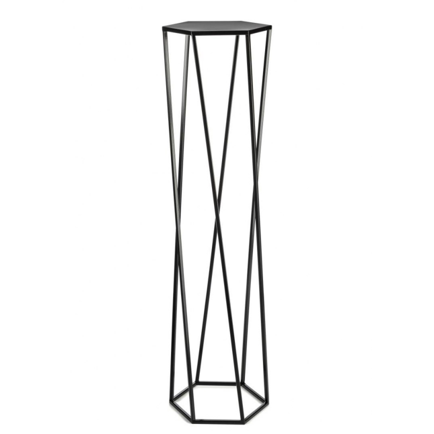 Virágállvány 100x24 cm fekete