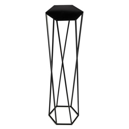 Virágállvány 100x24 cm fekete