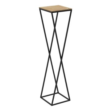 Virágállvány 100x24 cm fekete