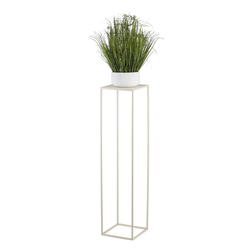 Virágállvány 100x24 cm krémes