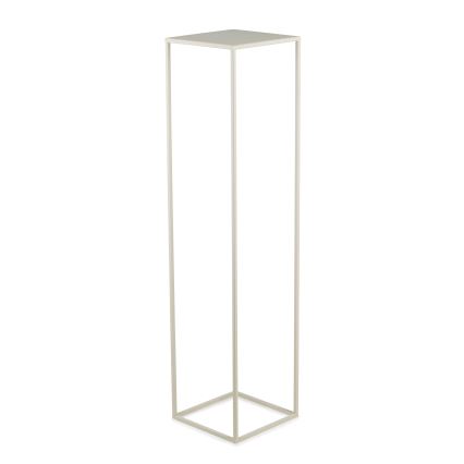 Virágállvány 100x24 cm krémes