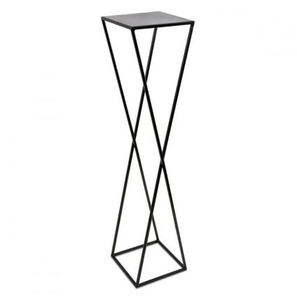 Virágállvány 100x24 fekete