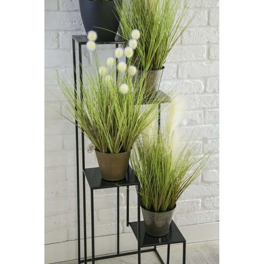 Virágállvány 100x40 cm fekete