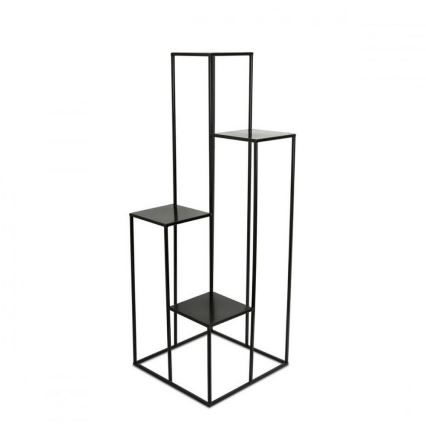 Virágállvány 100x40 cm fekete