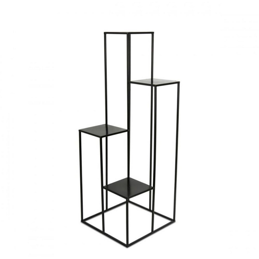 Virágállvány 100x40 cm fekete