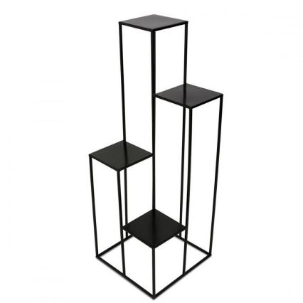 Virágállvány 100x40 cm fekete