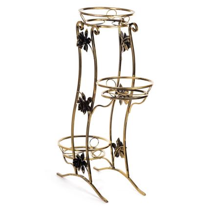 Virágállvány 100x70 cm arany