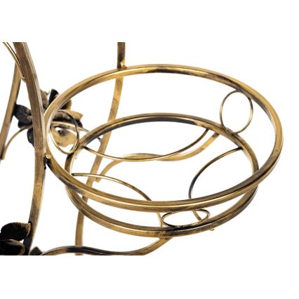 Virágállvány 100x70 cm arany