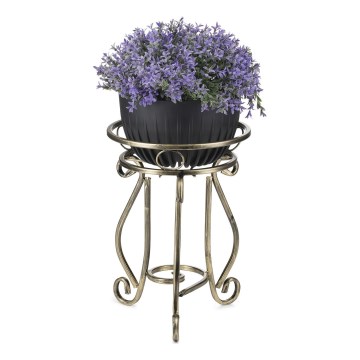 Virágállvány 37x29 cm arany