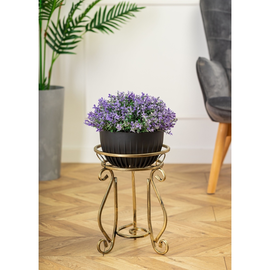 Virágállvány 37x29 cm arany