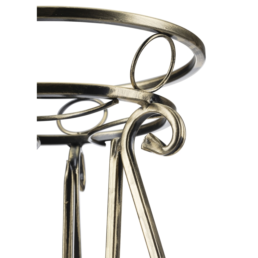 Virágállvány 37x29 cm arany