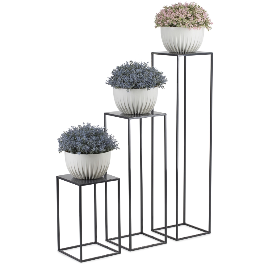 Virágállvány 40x24 cm antracit