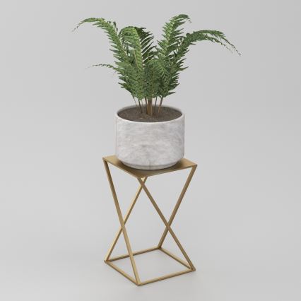 Virágállvány 40x24 cm arany színben