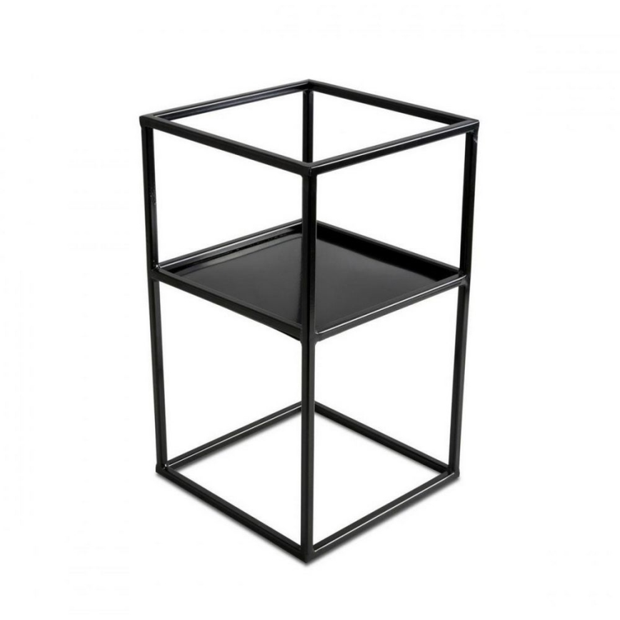 Virágállvány 40x24 fekete