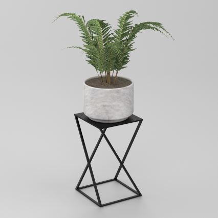 Virágállvány 40x24 cm fekete