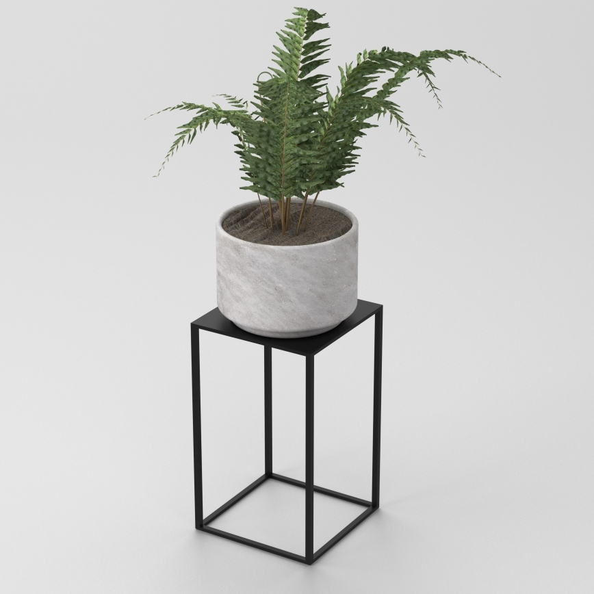 Virágállvány 40x24 cm fekete