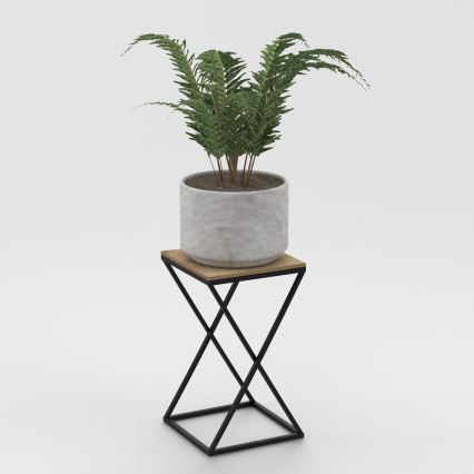 Virágállvány 40x24 cm fekete