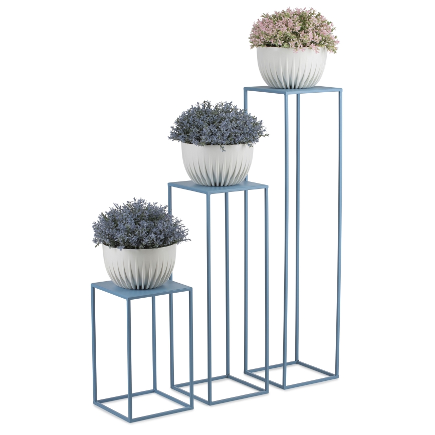 Virágállvány 40x24 cm kék