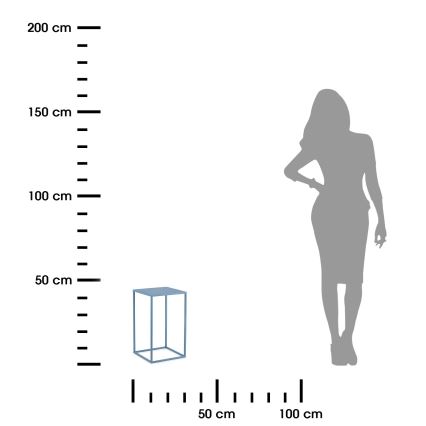 Virágállvány 40x24 cm kék