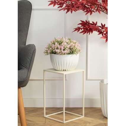 Virágállvány 40x24 cm krémes