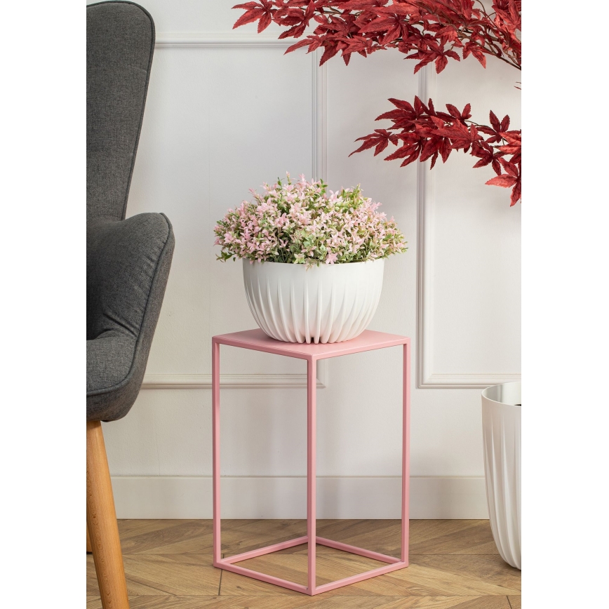 Virágállvány 40x24 cm rózsaszín