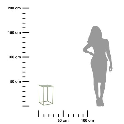 Virágállvány 40x24 cm sötétzöld