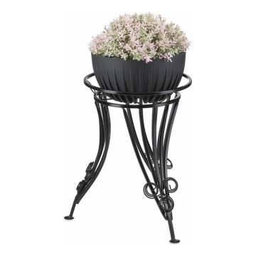 Virágállvány 47x43 cm fekete