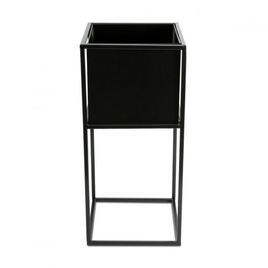 Virágállvány 50x24 cm fekete