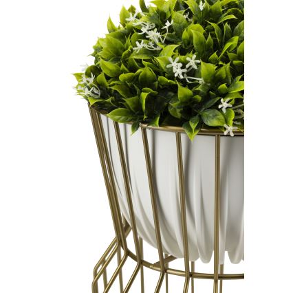 Virágállvány 50x26 cm arany