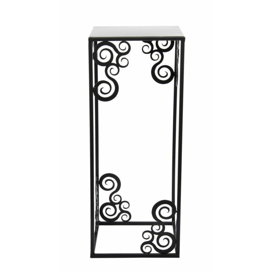 Virágállvány 60x24 cm fekete